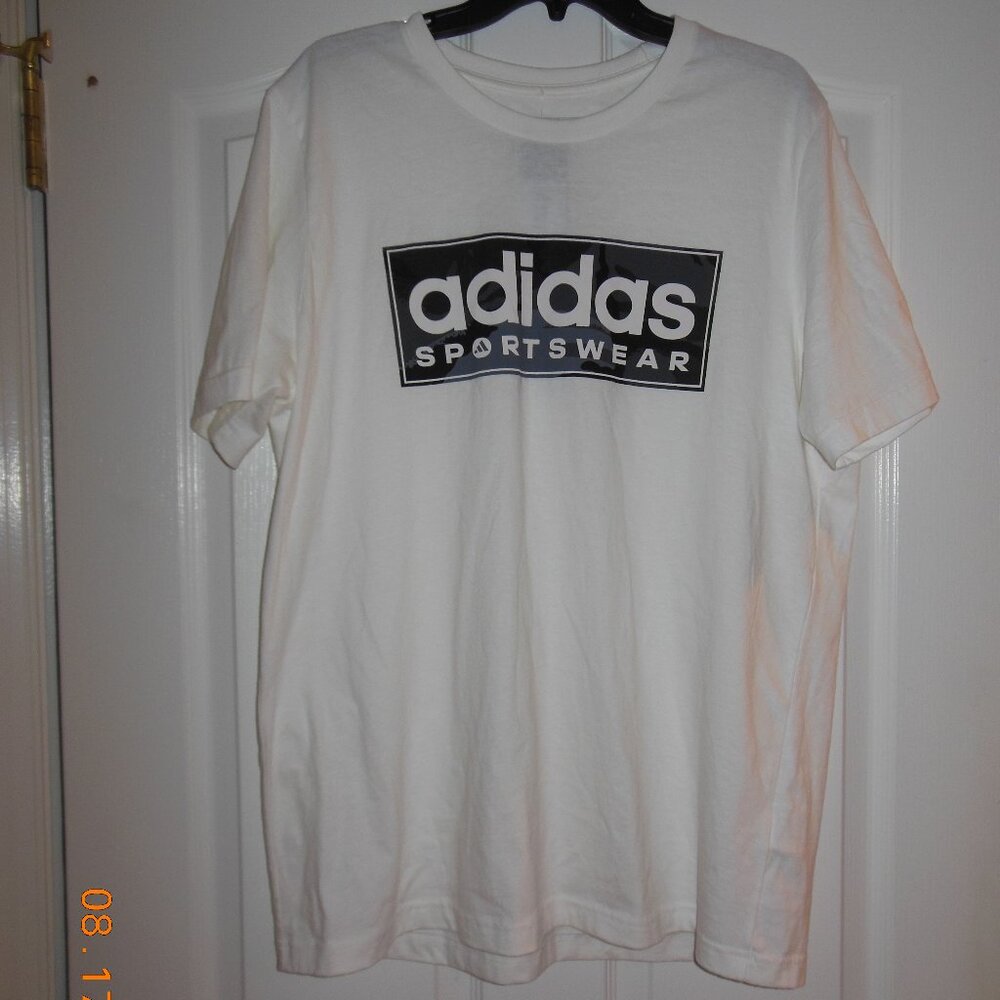 New w/ tags ADIDAS SPORTSWEAR t-shirt Size LARGE - The Brand With The 3 Stripes